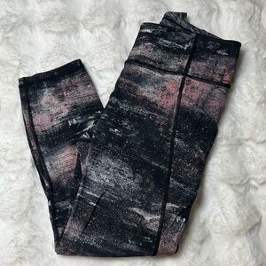 Lululemon Athletica Black and Pink Leggings